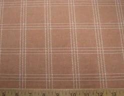 Stock/PKaufmann_inc/PK Catalina Check Clay P Kaufmann Fabric> Solid, Texture & Faux