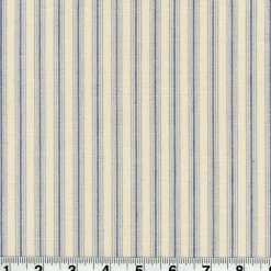 Heritage Catalina Coastal Blue Fabric> Stripes & Chevrons