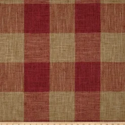 PKaufmann_inc/PK Check Please Red Pepper P Kaufmann Fabric New