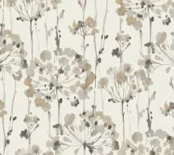 York CI2425 Beige Flourish Wallpaper Outlet