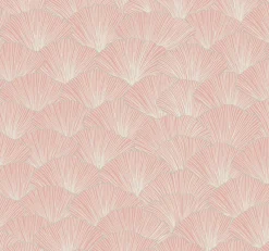 York CI2334 Coral Luminous Ginkgo Wallpaper> Architectural