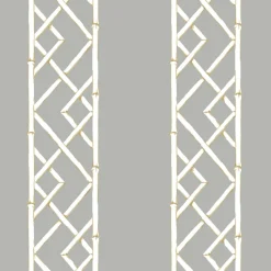 Brewster/ASP Citrine Latticework Wallpaper> Florals