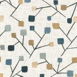 Regal Click Prussian Fabric> Florals