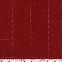 Heritage/Roth Copley Square Cardinal Fabric> Plaids & Checks