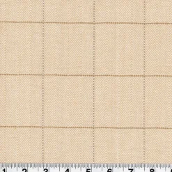 Heritage/Roth Copley Square Sand Fabric> Plaids & Checks
