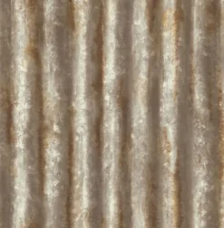 Brewster/ASP Corrugated Metal Rust Industrial Texture Wallpaper Online