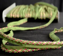 Stock/Classical Elements CS310/208 1/4" Pink Green Twisted Lip Cord> Toile