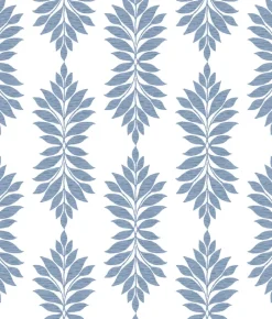York CV4423 Blue Broadsands Botanica Wallpaper> Architectural