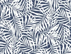 York CV4432 Navy White Oahu Fronds Wallpaper> Architectural