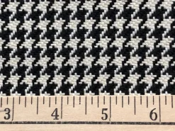 Stock/Heritage/Roth D2286 Houndstooth Black Antique White Fabric