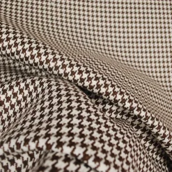 Stock/Heritage/Roth D2918 Houndstooth Chocolate Upholstery Fabric> Plaids & Checks