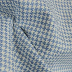 Stock/Heritage/Roth D2133 Houndstooth Cornflower Upholstery Fabric> Plaids & Checks
