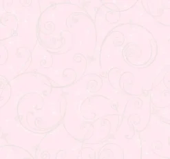 York DI0904 Pink/ Glitter Disney Princess Perfect Scroll Wallpaper> Kids