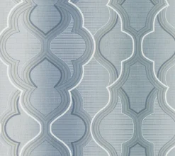 York DM4944 Blue Modern Ombre Damask Wallpaper New