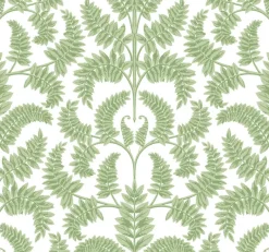 York DM4961 Green Royal Fern Damask Wallpaper