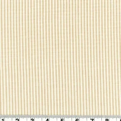 Heritage Essex Khaki Fabric> Stripes & Chevrons