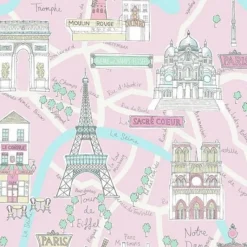 Seabrook FA40601 Bon Voyage Wallpaper> Kids