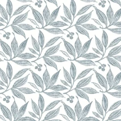 York FH4064 Duck Egg Chokeberry Block Print Wallpaper Hot
