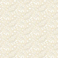 Brewster For Your Bath III Adrian Honey Paisley Wallpaper New
