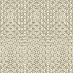 Brewster For Your Bath III Audra Mustard Floral Wallpaper