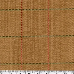 Heritage Frazier Camel Fabric> Plaids & Checks