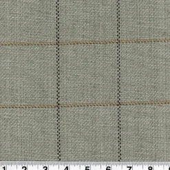 Heritage Frazier Gray Roth & Tompkins Fabric> Plaids & Checks