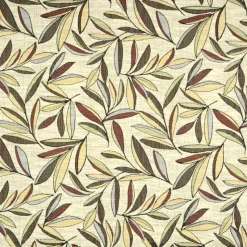 Stock/Regal Garfield Redstone Tropical Leaf Floral Fabric Outlet