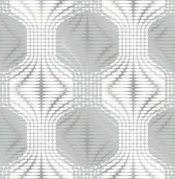 Brewster/ASP Geometrie Optic Wallpaper (2697-22629)> Damask, Trellis & Geometrics