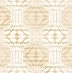 Brewster/ASP Geometrie Optic Wallpaper (2697-22633)> Damask, Trellis & Geometrics