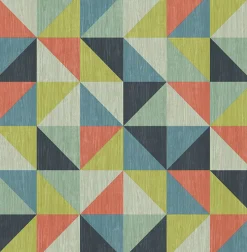 Brewster/ASP Geometrie Puzzle Wallpaper (2697-22621) Clearance