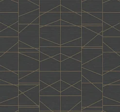 York GM7547 Gold Modern Perspective Wallpaper Clearance