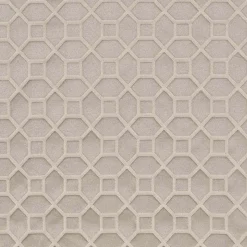 Europatex Gramercy Square Silver Fabric