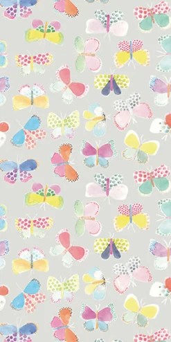 Brewster Grey Butterflies In My Stomach Wall Mural Hot