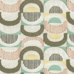 PKaufmann_inc/PKL Half Moon Emb Mosaic P/K Lifestyles Fabric> Solid, Texture & Faux