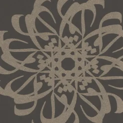 Brewster Hazar Afsan Espresso Modern Medallion Wallpaper Clearance