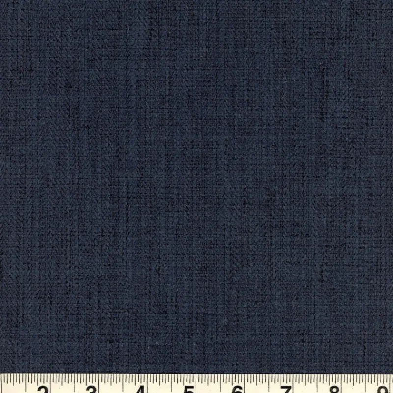 Heritage Hemsley Indigo House Fabric> Solid, Texture & Faux