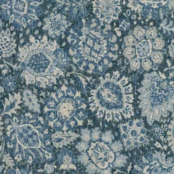 PKaufmann_inc/PKL Heriz Medallions 409321 Indigo PKL Studio Fabric> Florals