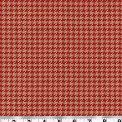 Heritage/Roth Houndstooth Brick Fabric Hot