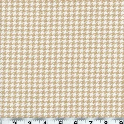 Heritage/Roth Houndstooth Sand Fabric> Plaids & Checks