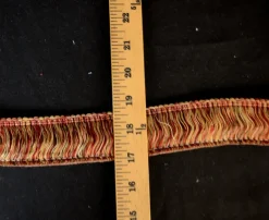 Classical Elements HP500 3 Red Gold Brush Fringe Trim> Toile