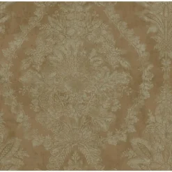 York HS7956 Yellow Charleston Damask Wallpaper Clearance