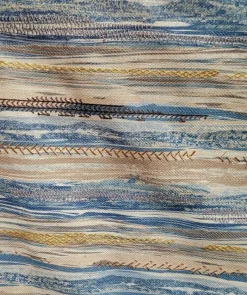 Stock/Regal K Harlowe Lattitude Regal Embroidered Fabric> Stripes & Chevrons