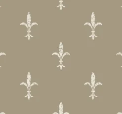 York KT2195 Glint/Cream Fleur De Lis Wallpaper Sale