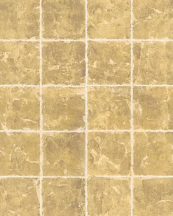 York KT2102 Gold Metal Leaf Squares Wallpaper> Florals