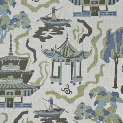 Regal Kumano Lilypad Fabric> Toile