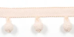 Europatex Le Lin Beaded Fringe Blush Trim