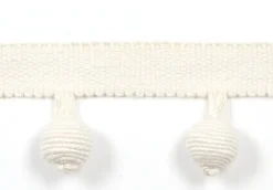 Europatex Le Lin Beaded Fringe Cotton Trim New