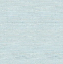 Brewster/ASP Lilt Blue Faux Grasscloth Wallpaper> Damask, Trellis & Geometrics