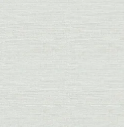 Brewster/ASP Lilt Light Blue Faux Grasscloth Wallpaper New