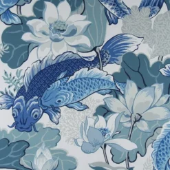 PKaufmann_inc/PK Lotus Pond Nile Blue P Kaufmann Fabric Sale